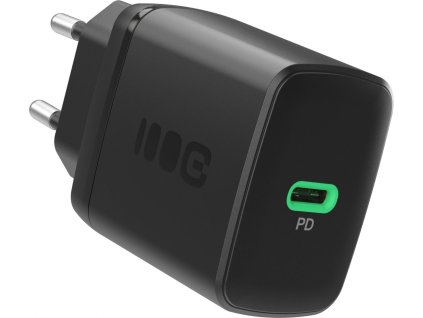 greencell powersource solo30 charger usb c black power adapter 30w power delivery