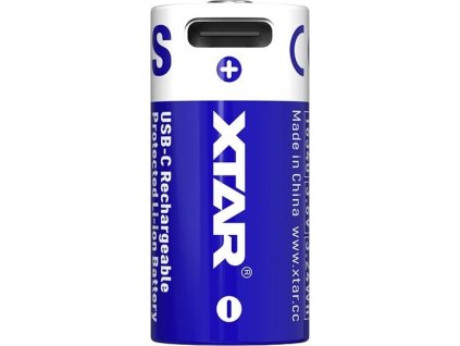 akumulator xtar 16340 r cr123 3 7v li ion 900mah z zabezpieczeniem z portem usb c 3