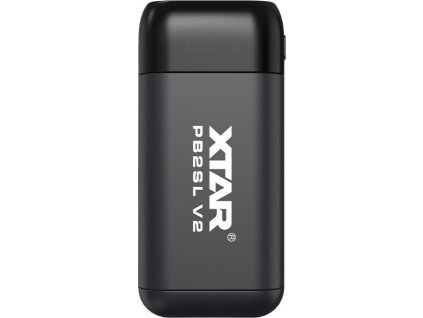ladowarka power bank do akumulatorow cylindrycznych li ion 18650 20700 21700 xtar pb2sl v2 czarny