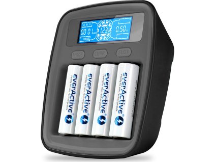 ladowarka akumulatorkow usb c ni mh profesjonalna everactive nc 1000m v2