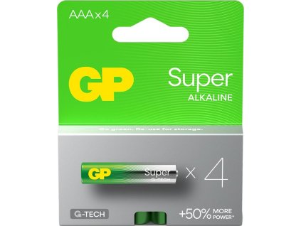 4 x bateria alkaliczna gp super alkaline g tech lr03 aaa