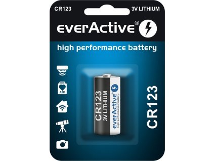 1 x bateria foto litowa everactive cr123 2
