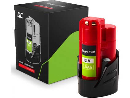 green cell battery for milwaukee m12 12v 3ah replacement battery m12 b3 4932451388