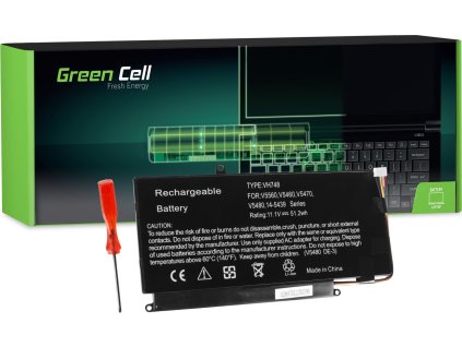 green cell battery for dell vostro 5460 5470 5480 5560 111v 4600mah