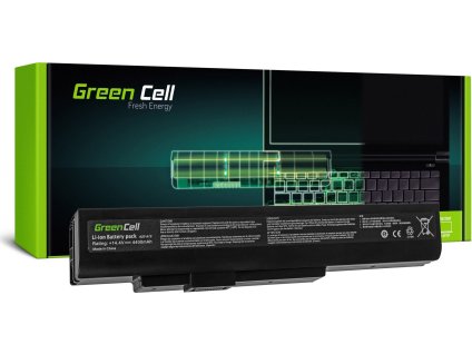 green cell battery for msi a6400 cr640 cx640 ms 16y1 144v 4400mah