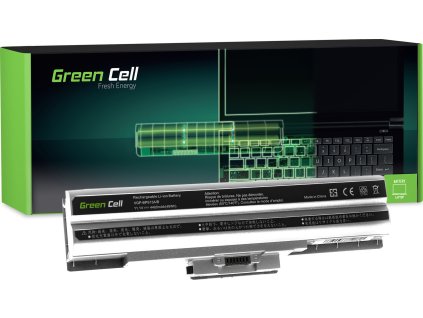 green cell battery for sony vaio vgp bps13 vgp bps21 silver 111v 4400mah