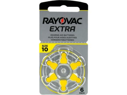 6 x baterie do aparatow sluchowych rayovac extra advanced 10 2