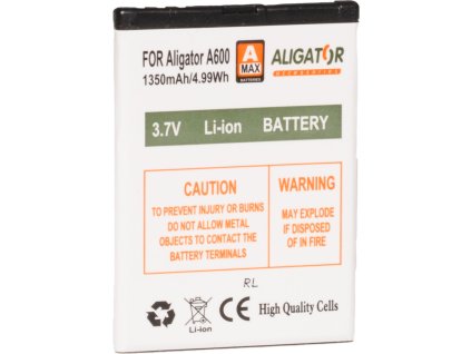 bateria aligator a6001 original li ion 1350mah j2pg