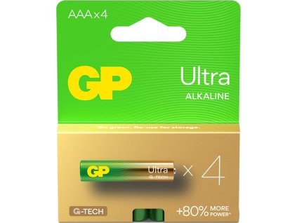 4 x bateria alkaliczna gp ultra alkaline g tech lr03 aaa