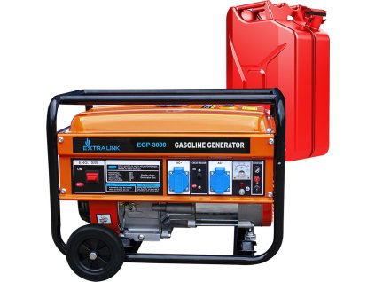 Elektrocentrála | benzín | 3kW | 1F | EGP-3000