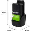 green cell 1600a00x79 battery for bosch gba 12v power tools 3ah 12 v