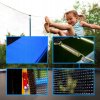 trampolina ogrodowa z siatka drabinka 12ft srednica 366cm do ogrodu lato ean gtin 5906168632143
