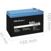 akumulator lifepo4 litowo zelazowo fosforanowy 12 8v 9ah 115 2wh bms napiecie 12 8 v
