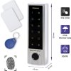 Dotykový kombinovaný zámek Proteus se čtečkou otisků prstů | RFID| kód | karta | klíčenka | zvonek | IP68 | EM