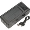 Solární powerbanka, 30 000mAh, USB-C, Extralink EPB-093, černá