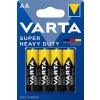 4 x cynkowo weglowa varta r6 aa superlife super heavy duty blister