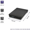 Externí DVD-RW rekordér | USB 3.0 | černá