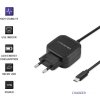 Síťová nabíječka 17W | 5V | 3.4A | USB-A + Micro USB vestavěný kabel
