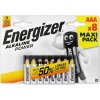 8 x bateria alkaliczna energizer alkaline power lr03 aaa blister