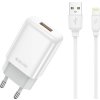 ladowarka sieciowa jellico 2 4a 12w 1x usb kabel lighting iphone 2