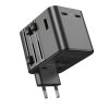 uniwersalny adapter podrozny jellico s9 pd 2xusb c 1xusb 3 4a max 2500w czarny 2