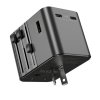 uniwersalny adapter podrozny jellico s9 pd 2xusb c 1xusb 3 4a max 2500w czarny 4