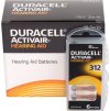 6 x baterie do aparatow sluchowych duracell activair 312 mf 2