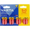 8 x baterie aa lr6 varta max power 4706 max tech