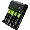 set charger green cell gc vitalcharger and batteries 2xaa 2000mah 2xaaa 800mah