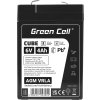 green cell cube agm vrla ip54 6v 4ah bezobslugowy akumulator do systemu alarmowego kasy fiskalnej zabawki