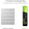 green cell 4x aaa hr03 batteries 800mah