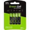green cell 4x aaa hr03 batteries 800mah