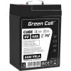 green cell cube agm vrla ip54 6v 4ah bezobslugowy akumulator do systemu alarmowego kasy fiskalnej zabawki