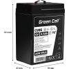 green cell cube agm ip54 6v 4ah vrla battery gel deep cycle scooter mower boat barge mower tractor fishing boat