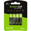 green cell 4x aa hr6 batteries 2000mah