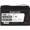 green cell cube agm ip54 12v 90ah vrla battery gel deep cycle scooter mower boat barge mower tractor fishing boat