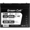 green cell agm vrla 12v 80ah bezobslugowy akumulator do lodzi melexa kampera wozka kosiarki 2