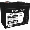 green cell agm vrla 12v 50ah bezobslugowy akumulator do lodzi skutera kampera wozka kosiarki