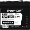 green cell agm vrla 12v 50ah bezobslugowy akumulator do lodzi skutera kampera wozka kosiarki 2