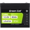green cell akumulator lifepo4 12 8v 80ah bms do kampera lodzi pontonu wozka technologia akumulatora litowo jonowy li ion