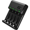 green cell gc vitalcharger ni mh aa and aaa battery charger with micro usb and usb c port