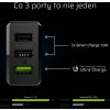 ladowarka sieciowa gc chargesource3 3xusb 30w z szybkim ladowaniem ultra charge i smart charge