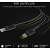 kabel przewod green cell power stream usb c lightning 100 cm ze wsparciem power delivery apple mfi certified