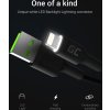 kabel przewod green cell gc ray usb lightning 200cm z bialym podswietleniem led szybkie ladowanie apple 24a