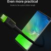 kabel przewod green cell gc ray usb usb c 200cm z zielonym podswietleniem led szybkie ladowanie ultra charge qc 30