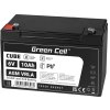 green cell agm 6v 10ah akumulatorova bezudrzbovy akumulator hracky vystrazne systemy hrackarske vozidlo 5