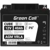 green cell agm 12v 40ah akumulatorova bezudrzbovy akumulator kosacka skuter cln traktorova kosacka 2