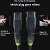 green cell snap nabijaci kabel typu 2 11kw 5m pre tesla model 3 s x y kia ev6 hyundai ioniq 5 bmw i3 ford mach e 1