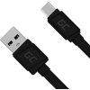 gcmatte usb c flat cable 25 cm with fast charging