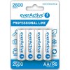 4 x akumulatorki everactive r6 aa ni mh 2600 mah ready to use